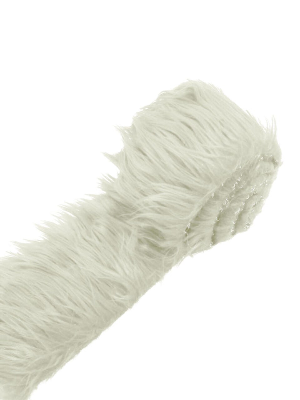 18" x 60" Size Long Pile Shaggy Faux Fur Strip Fabric for Crafts Costumes Home Decor Trim